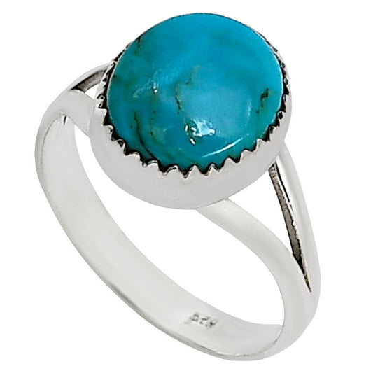 Natural Rare Turquoise Nevada Aztec Mt Ring size-8 R-1227 27-ER16101