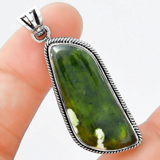 Natural Chrome Chalcedony Pendant P-1056 SDP156207