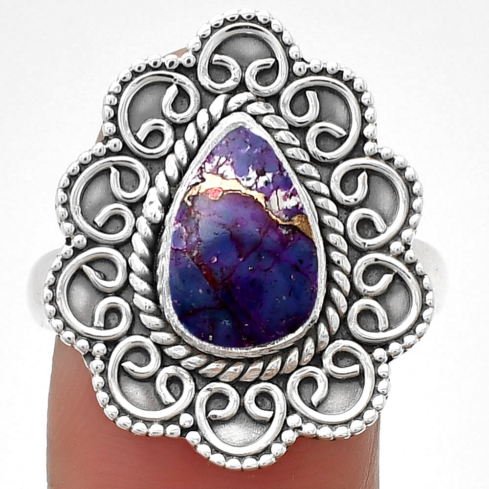 Copper Purple Turquoise - Arizona Ring size-9.5 R-1337 SDR203377